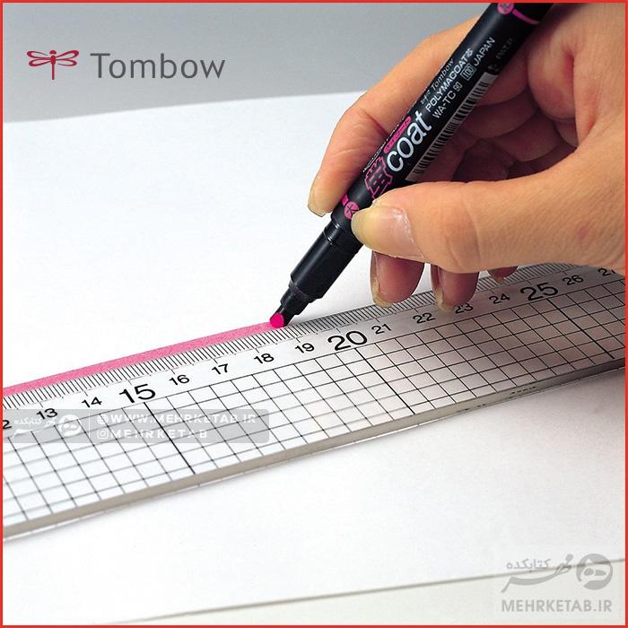 هایلایتر ۲ سر تامبو ۱۰ رنگ Tombow Coat Highlighters - تصویر 2