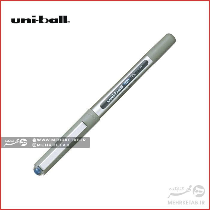 روان نویس یونی بال مدل EYE رنگ آبی تیره