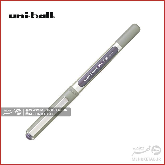 روان نویس یونی بال مدل EYE رنگ بنفش