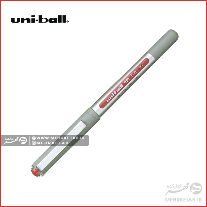 روان نویس یونی بال مدل EYE رنگ قرمز