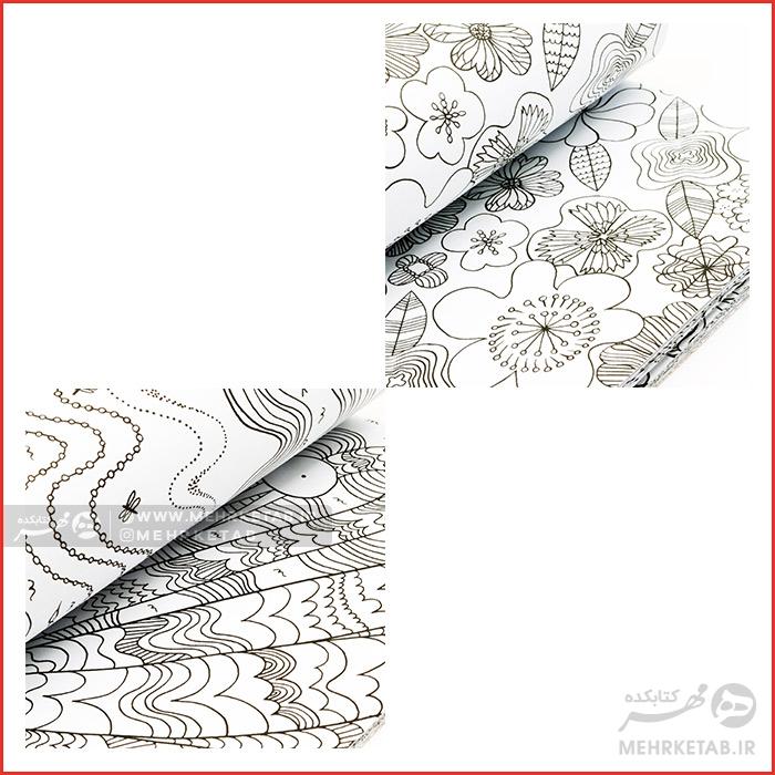 کتاب رنگ آمیزی بزرگسالان ذهن آگاهی با رنگ آمیزی (زیستن در لحظه حال) - تصویر 3