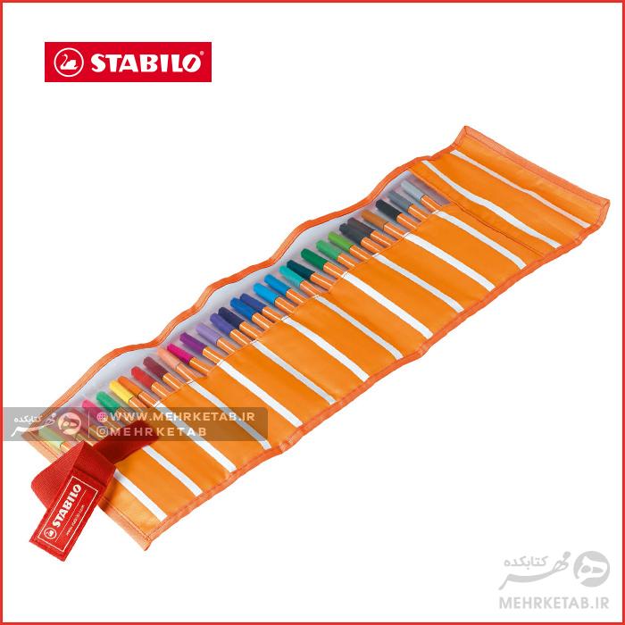 ست روان نویس نوک نمدی ۳۰ رنگ استابیلو Stabilo Point 88 Pen Sets rollerset set of 30 - تصویر 2