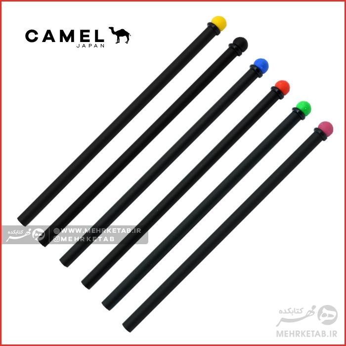 مداد بدنه مشکی پاک کن دار کمل Camel Black Eraser Head Pencil