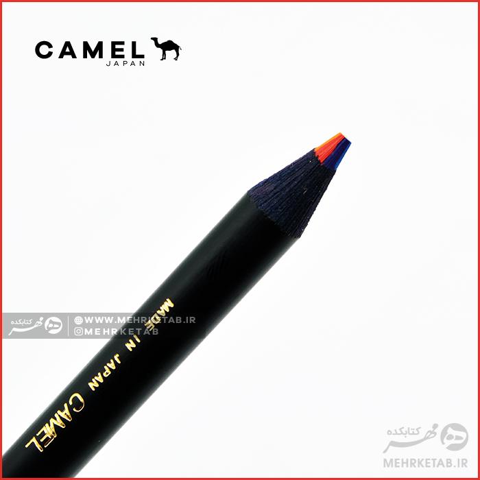مداد رنگین کمانی بدنه مشکی کمل Camel Black Body Rainbow - تصویر 2