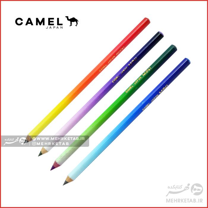 مداد مینیاتوری بدنه رنگین کمانی کمل Camel Mini Pencil Rainbow