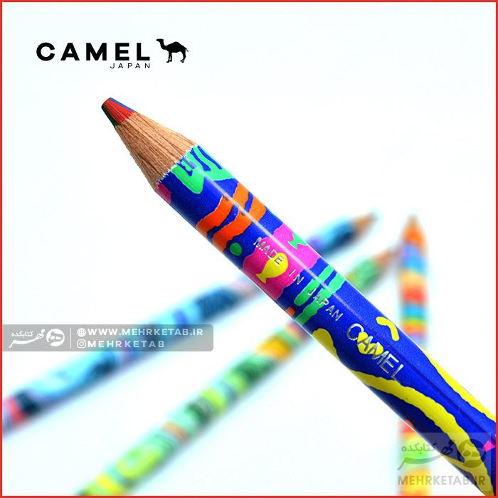 مداد رنگین کمانی کمل نوک چند رنگ Camel Rainbow Pencil - تصویر 7