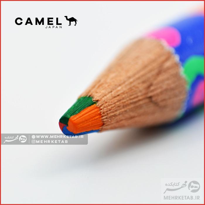 مداد رنگین کمانی کمل نوک چند رنگ Camel Rainbow Pencil - تصویر 2