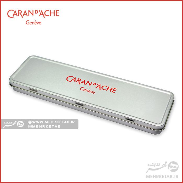 جاقلمی فلزی کرن داش  Caran d'Ache Empty Metal Tin