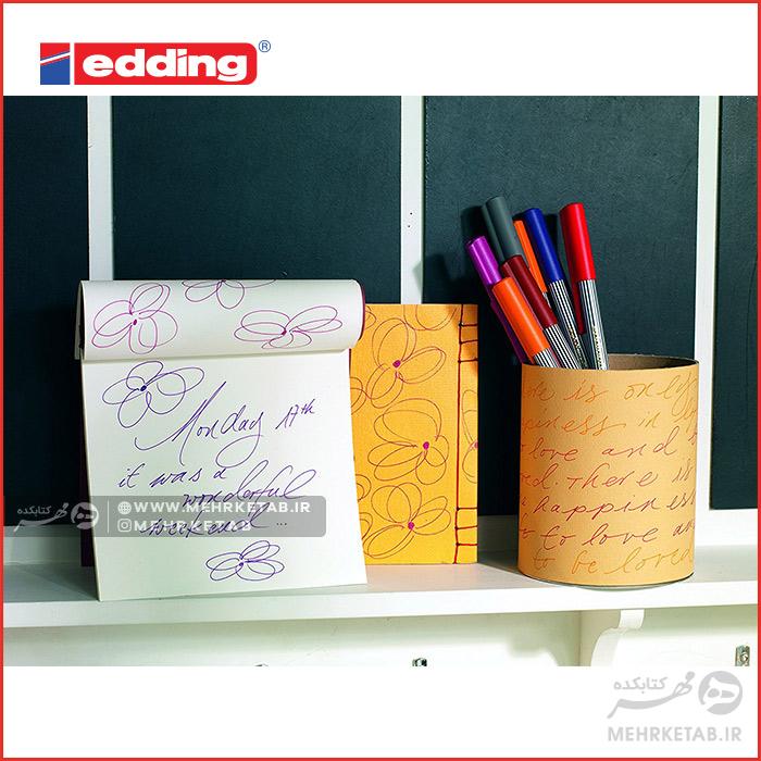 روان نویس نوک نمدی ادینگ ۱۶ رنگ edding 55 Fineliner Pack of 16 - تصویر 2