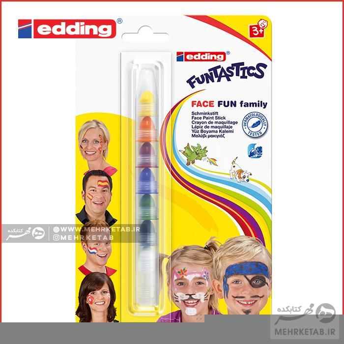 ماژیک گریم صورت ادینگ edding FUNTASTICS  FACE FUN family