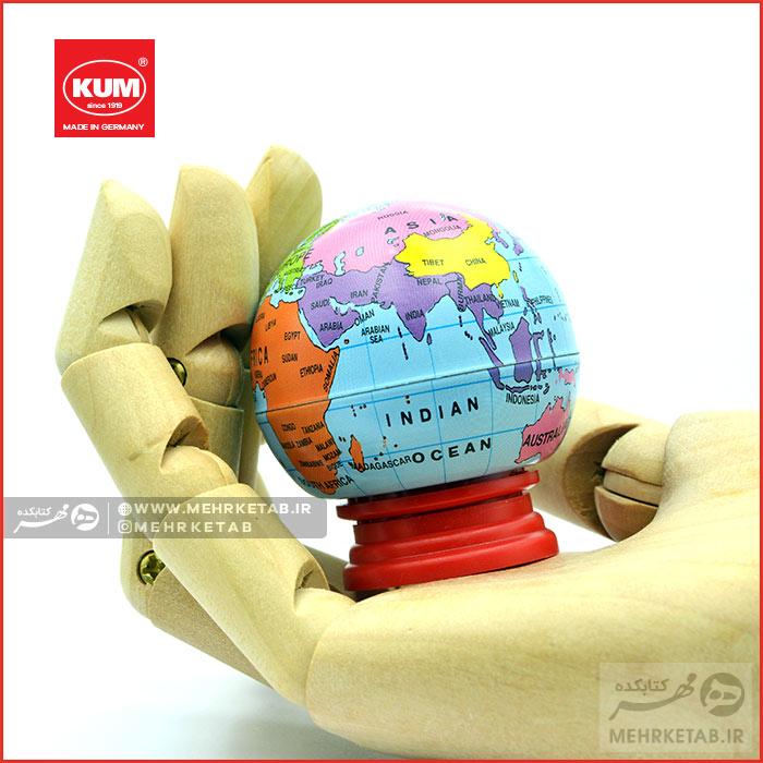 تراش کی یو ام مدل کره زمین KUM Globus Metal Globe Pencil Sharpener - تصویر 3