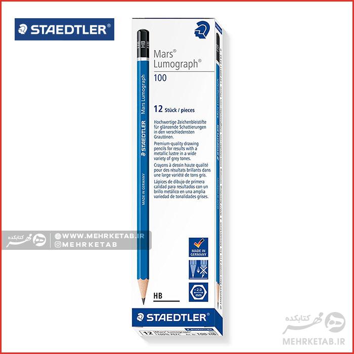 مداد طراحی استدلر سری مارس لوموگراف Staedtler Mars Lumograph 100 - تصویر 3