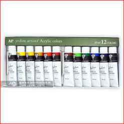 رنگ اکرلیک ۱۲رنگ یدیم Yedim 12 Acrylic Colors