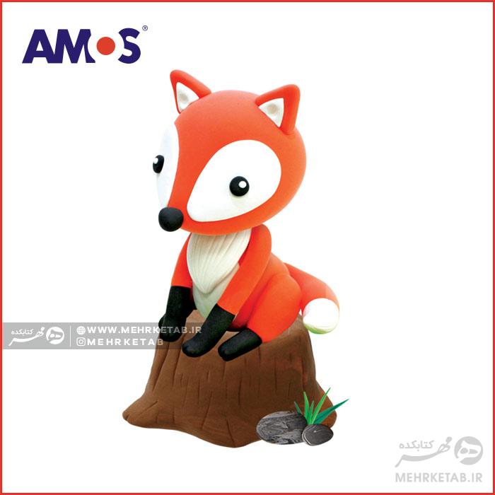 خمیر بازی ۵ رنگ (مجسمه سازی) آموس همراه ابزار AMOS i Clay 5 Colors - تصویر 3