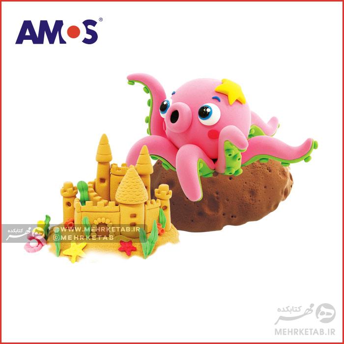 خمیر بازی ۶ رنگ (مجسمه سازی) آموس همراه ابزار AMOS i Clay 6 Colors - تصویر 2