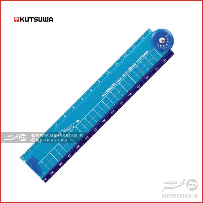خط کش فلزی تا شو کوتساوا Kutsuwa HiLiNE folding aluminum ruler