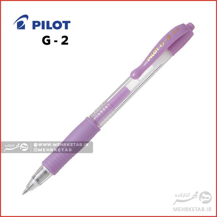روان نویس ژله ای پاستلی جی ۲ پایلوت Pilot G2 Pastel Retractable Gel Rollerball Pen - تصویر 7