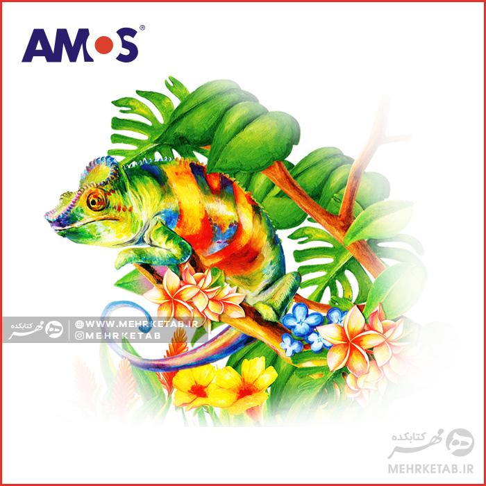 سه کاره ۶ رنگ آموس AMOS Colorix Silky Crayon 6c - تصویر 2