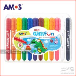 پاستل مخصوص شیشه آموس Amos Colorix GlassFun
