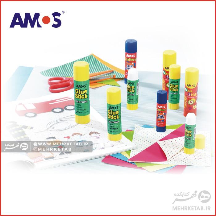 چسب ماتیکی ۸ گرمی آموس AMOS Glue Stick 8G - تصویر 2