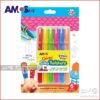 ۳ کاره مداد شمعی پاستل و آبرنگ آموس AMOS Colorix Silky Twisters
