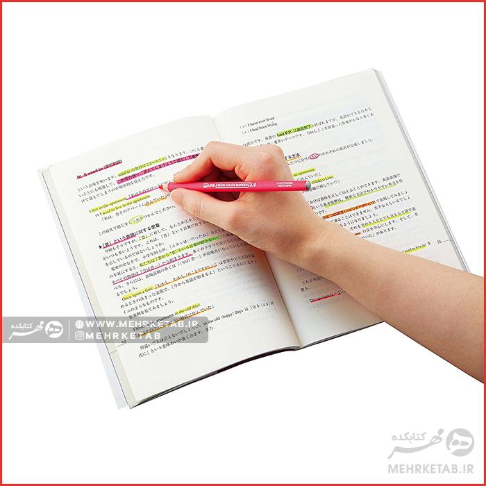 مداد هایلایتر کوتساوا Kutsuwa Fluorescent Color Pencil - تصویر 2