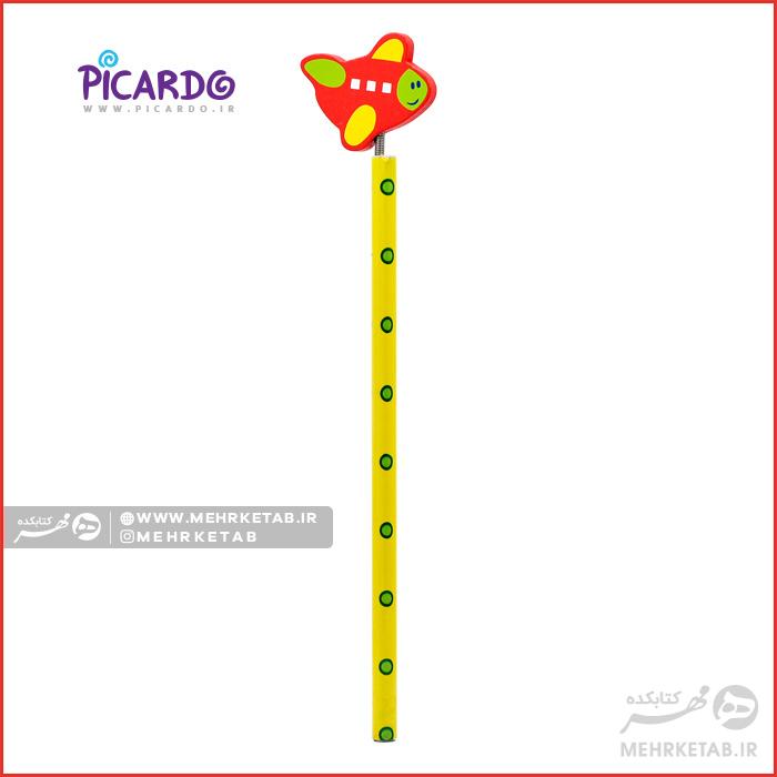 مداد فانتزی فنردار طرح ماشین و گل پیکاردو - تصویر 3