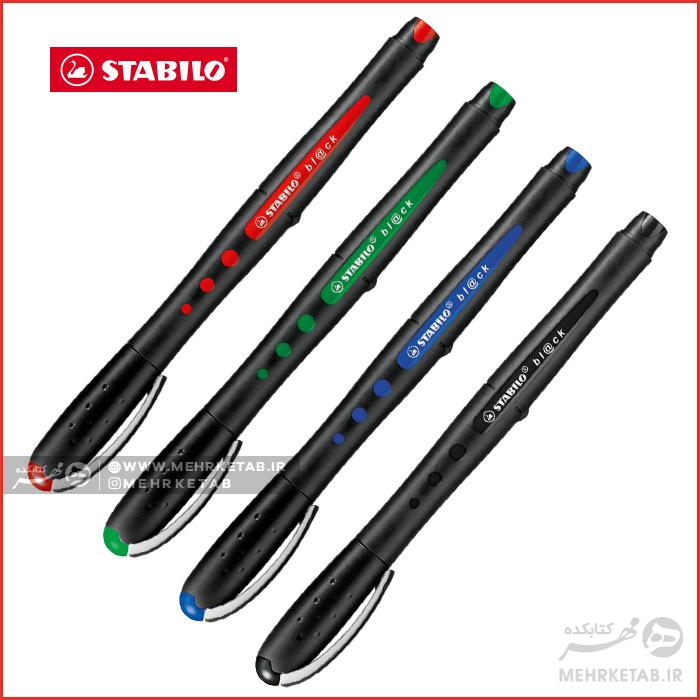 روان نویس ریز نویس استابیلو سری بلک  STABILO Bl@ck Rollerball fine