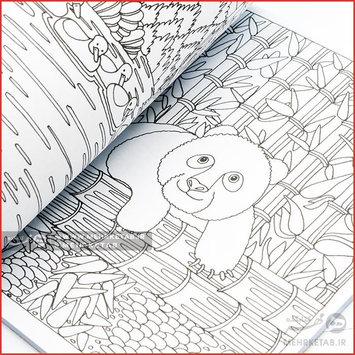 کتاب رنگ آمیزی بزرگسالان زنگ تفریح - تصویر 3