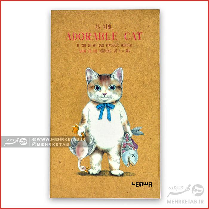 ست دفتر یادداشت ۳ تایی طرح گربه
