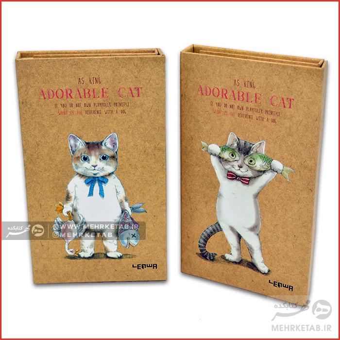 ست دفتر یادداشت ۳ تایی طرح گربه - تصویر 2