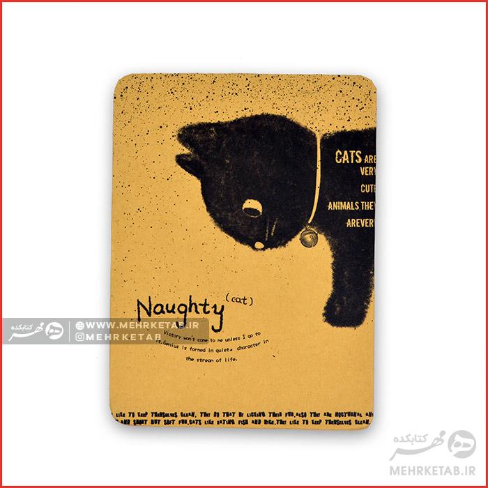 دفتر یادداشت جیبی طرح گربه (صحافی دوخت) - تصویر 2