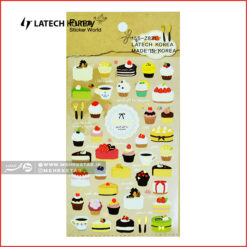 استیکر لاتک طرح شیرینی