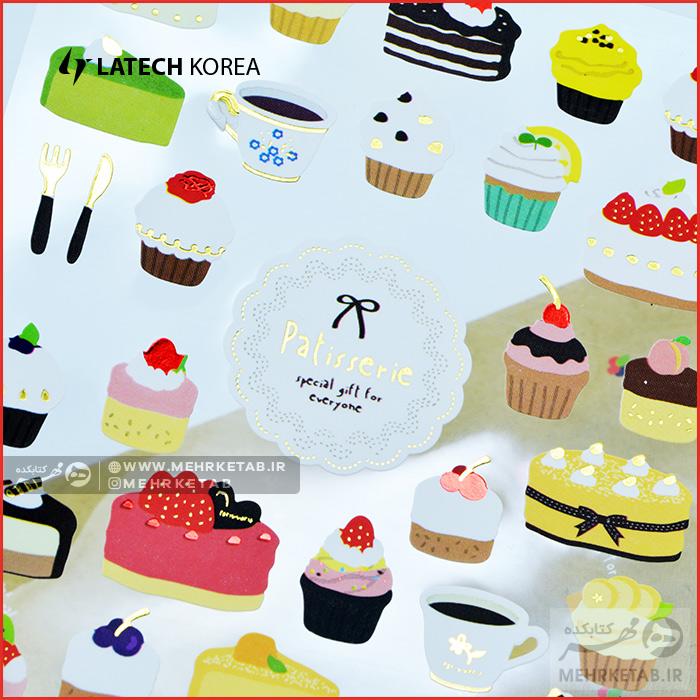 استیکر لاتک طرح شیرینی - تصویر 2