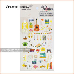 استیکر لاتک طرح دخترانه