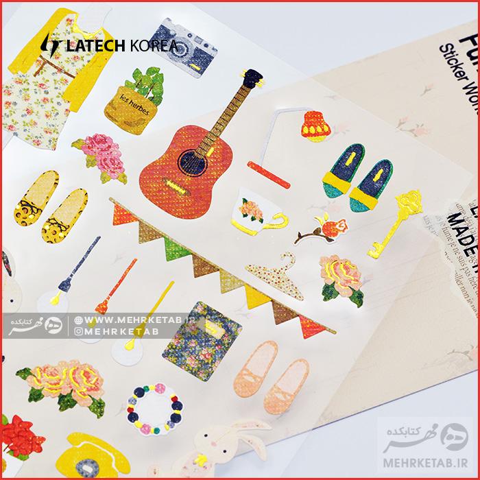 استیکر لاتک طرح دخترانه - تصویر 2