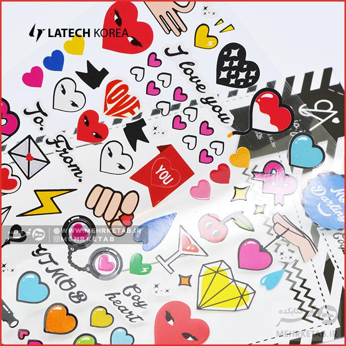 استیکر لاتک طرح LOVE - تصویر 2