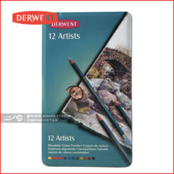 مداد رنگی ۱۲ رنگ آرتیست دِرونت Derwent Artist 12