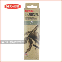 زغال طراحی درونت Derwent Medium Willow Charcoal