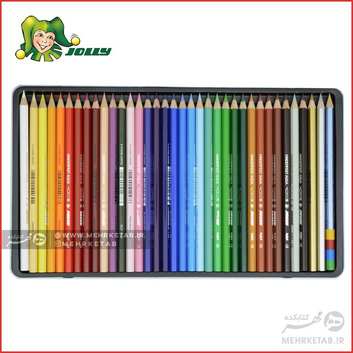 مداد رنگی ۳۶ رنگ آبرنگی جولی Jolly Supersticks Aqua Pencil 36 - تصویر 2
