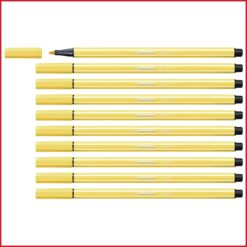 ماژیک حرفه ای  تک رنگ استابیلو STABILO Pen 68 - 68/44 Yellow
