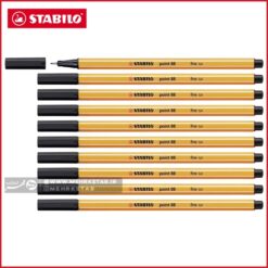 روان نویس نوک نمدی تک رنگ استابیلو STABILO point 88 Fineliner Pen - 46 Black