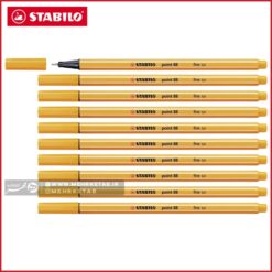 روان نویس نوک نمدی تک رنگ استابیلو STABILO point 88 Fineliner Pen - 54 Orange