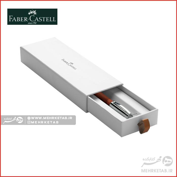 روان نویس ایموشن فابرکاستل رنگ مشکی Faber-Castell e-motion Pearwood Rollerball Pen Black - تصویر 2