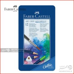 مداد رنگی آرت گریپ آبرنگی ۱۲ رنگ فابرکاستل Faber-Castell 12 Color Art Grip Aquarelle
