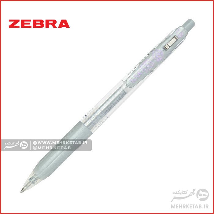 روان نویس طلایی، نقره ای و سفید ژله ای ساراسا کلیپ Zebra Sarasa Clip Gel Rollerball Pen 1.0