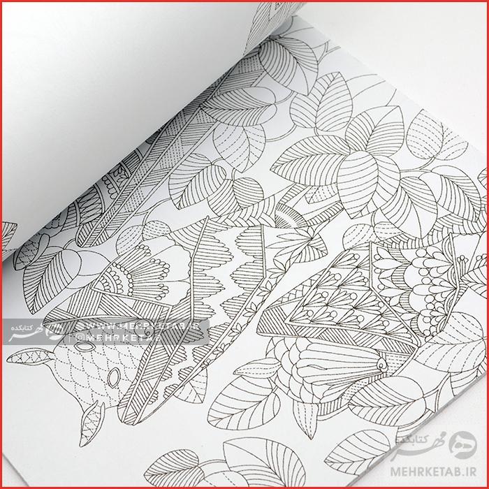 کتاب رنگ آمیزی بزرگسالان سرزمین رویایی - تصویر 2