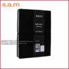 دفتر یادداشت دنزوی سم رنگ مشکی sam soft cover denzo notebook black