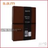 دفتر یادداشت دنزوی سم رنگ زرشکی  sam soft cover denzo notebook blue
