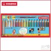 مداد سه کاره وودی استابیلو ست 18 رنگSTABILO Woody 3-in-1 Multi-18